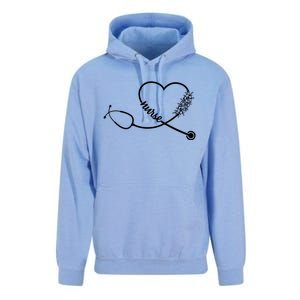 Nicu Nurse Stethoscope Heartbeat Ekg Ecg Gift Unisex Surf Hoodie