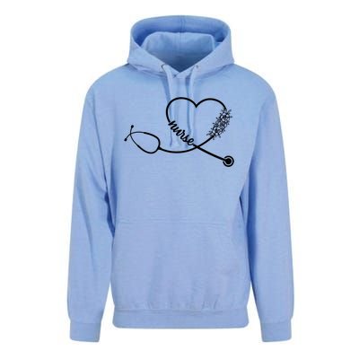 Nicu Nurse Stethoscope Heartbeat Ekg Ecg Gift Unisex Surf Hoodie