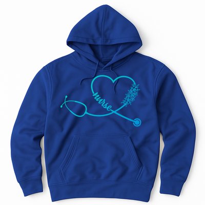 Nicu Nurse Stethoscope Heartbeat Ekg Ecg Gift Hoodie