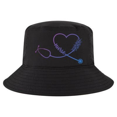 Nicu Nurse Stethoscope Heartbeat Ekg Ecg Gift Cool Comfort Performance Bucket Hat