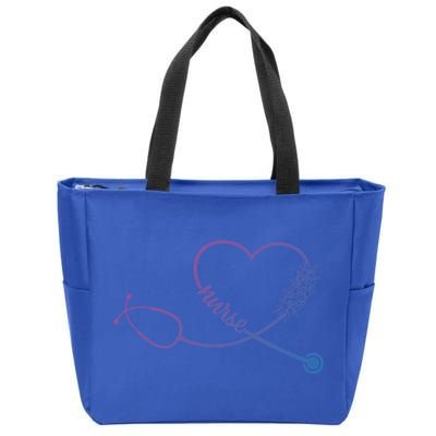 Nicu Nurse Stethoscope Heartbeat Ekg Ecg Gift Zip Tote Bag