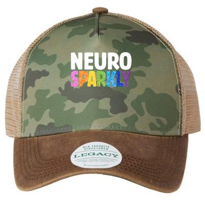 Neurodivergent Neuro Sparkly Autism Spectrum ADHD Legacy Tie Dye Trucker Hat
