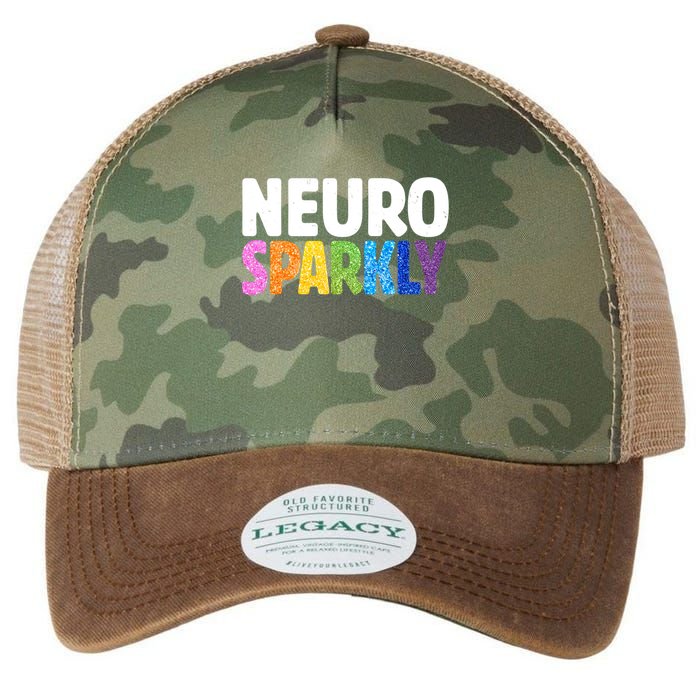 Neurodivergent Neuro Sparkly Autism Spectrum ADHD Legacy Tie Dye Trucker Hat