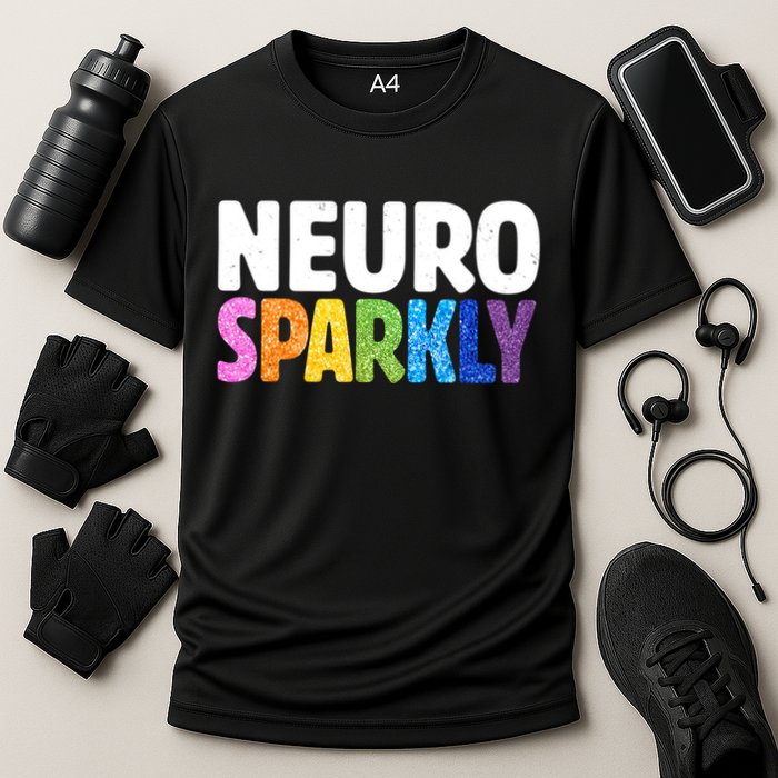 Neurodivergent Neuro Sparkly Autism Spectrum ADHD Performance Shirt