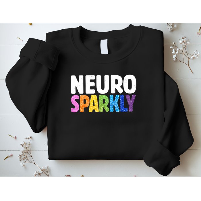 Neurodivergent Neuro Sparkly Autism Spectrum ADHD Sweatshirt