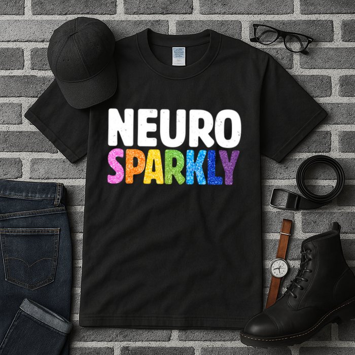 Neurodivergent Neuro Sparkly Autism Spectrum ADHD Tall T-Shirt