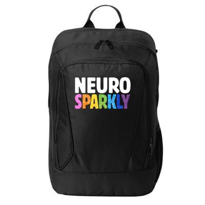 Neurodivergent Neuro Sparkly Autism Spectrum ADHD City Backpack