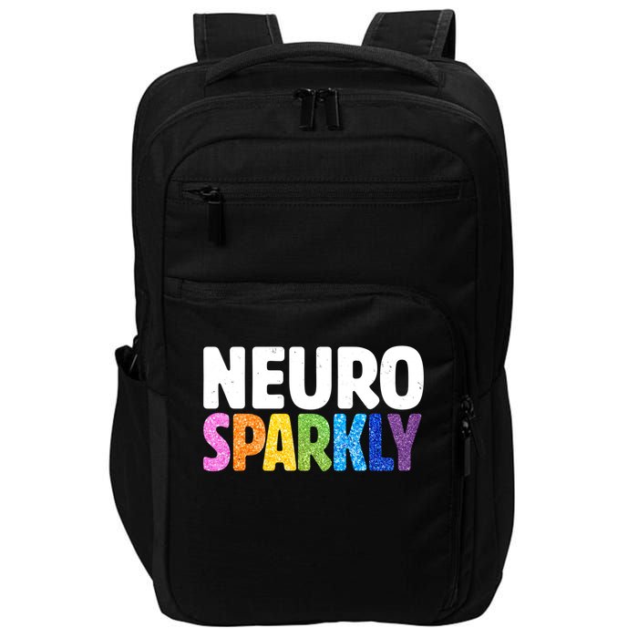 Neurodivergent Neuro Sparkly Autism Spectrum ADHD Impact Tech Backpack
