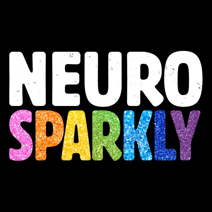 Neurodivergent Neuro Sparkly Autism Spectrum ADHD Backpack