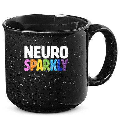 Neurodivergent Neuro Sparkly Autism Spectrum ADHD 15oz Campfire Ceramic Mug