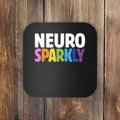 Neurodivergent Neuro Sparkly Autism Spectrum ADHD Coaster