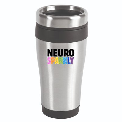 Neurodivergent Neuro Sparkly Autism Spectrum ADHD 16oz Travel Tumbler