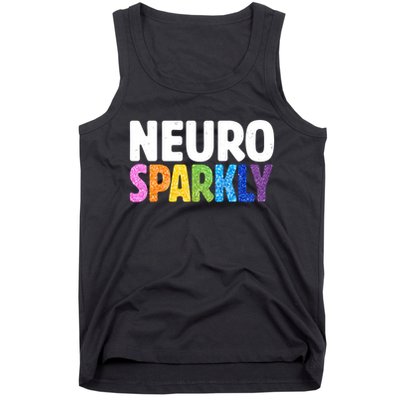 Neurodivergent Neuro Sparkly Autism Spectrum ADHD Tank Top