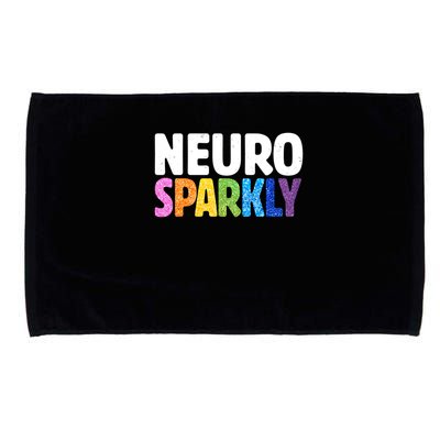 Neurodivergent Neuro Sparkly Autism Spectrum ADHD Microfiber Hand Towel