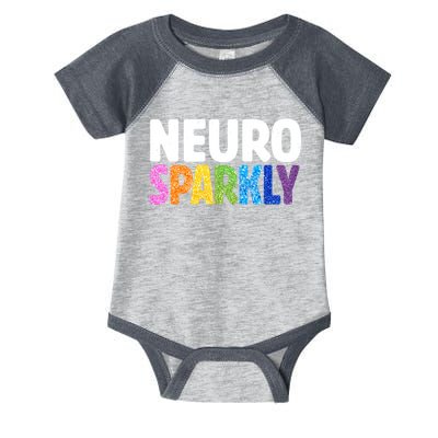 Neurodivergent Neuro Sparkly Autism Spectrum ADHD Infant Baby Jersey Bodysuit