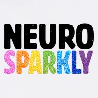 Neurodivergent Neuro Sparkly Autism Spectrum ADHD Garment-Dyed Sweatshirt