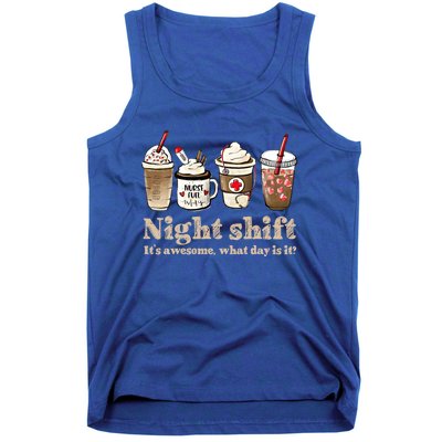 Nurse Night Shift Coffee Fuel Funny Gift Tank Top