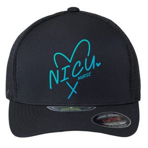 Nicu Nurse Squad Rn Life Neonatal Icu Nurses Team Gift Flexfit Unipanel Trucker Cap