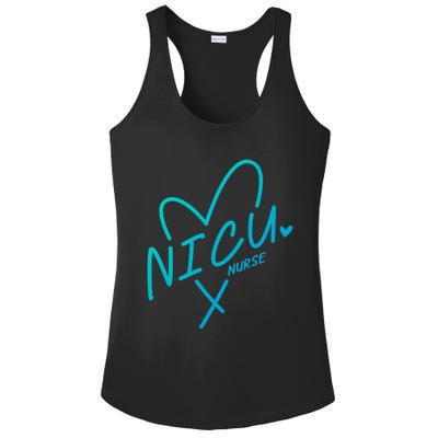 Nicu Nurse Squad Rn Life Neonatal Icu Nurses Team Gift Ladies PosiCharge Competitor Racerback Tank