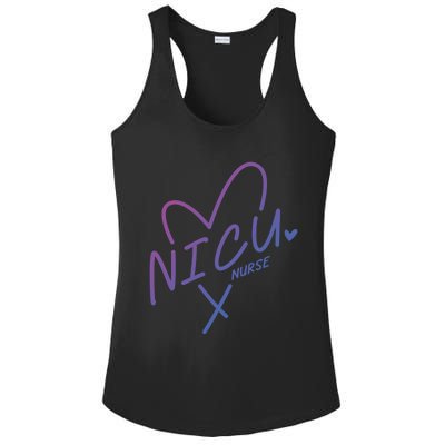 Nicu Nurse Squad Rn Life Neonatal Icu Nurses Team Gift Ladies PosiCharge Competitor Racerback Tank