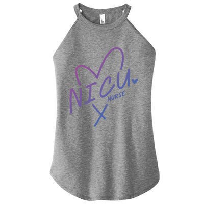 Nicu Nurse Squad Rn Life Neonatal Icu Nurses Team Gift Women's Perfect Tri Rocker Tank