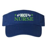 Nicu Nurse St Paddys Day Shamrock Clover Best Nurse Ever Gift Valucap Bio-Washed Visor