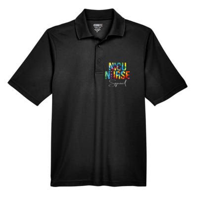 Nicu Nurse Squad Appreciation Day Tie Dye For Work Men's Origin Performance Pique Polo