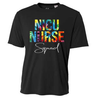 Nicu Nurse Squad Appreciation Day Tie Dye For Work Cooling Performance Crew T-Shirt