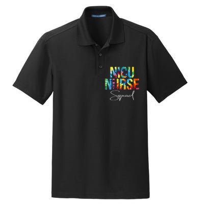 Nicu Nurse Squad Appreciation Day Tie Dye For Work Dry Zone Grid Polo