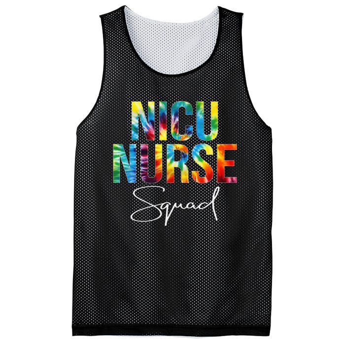 Nicu Nurse Squad Appreciation Day Tie Dye For Work Mesh Reversible Basketball Jersey Tank