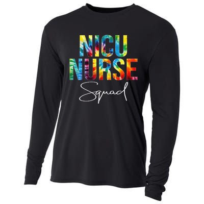 Nicu Nurse Squad Appreciation Day Tie Dye For Work Cooling Performance Long Sleeve Crew