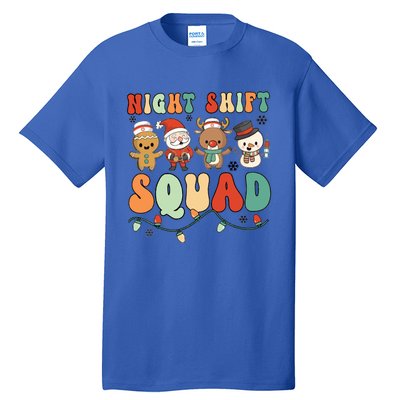 Nurse Night Shift Christmas Santa Nurse Medical Assistant Gift Tall T-Shirt