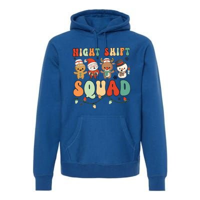 Nurse Night Shift Christmas Santa Nurse Medical Assistant Gift Premium Hoodie