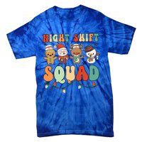 Nurse Night Shift Christmas Santa Nurse Medical Assistant Gift Tie-Dye T-Shirt