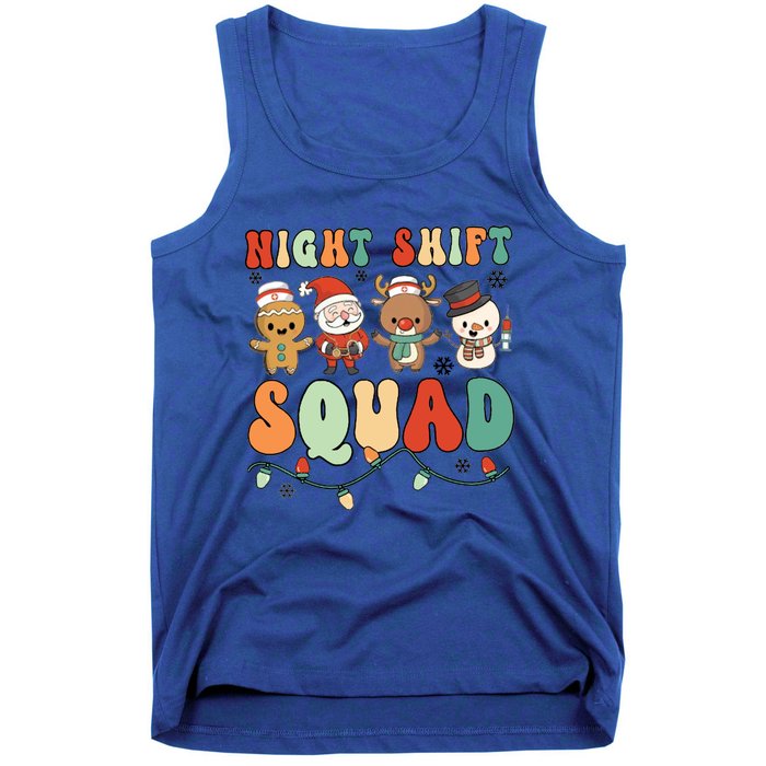 Nurse Night Shift Christmas Santa Nurse Medical Assistant Gift Tank Top