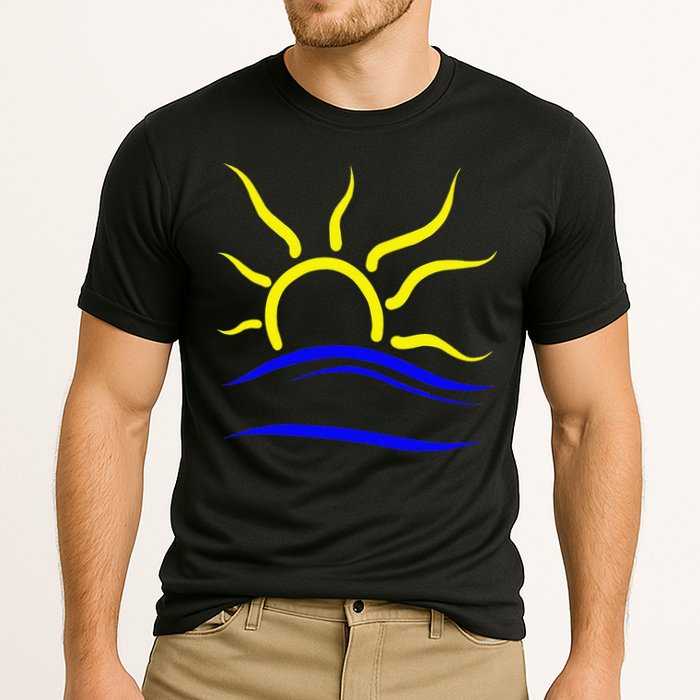 Naturist Nudist Symbol Cooling Performance Crew T-Shirt