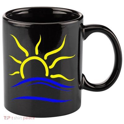 Naturist Nudist Symbol 11oz C Handle Ceramic Mug