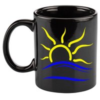 Naturist Nudist Symbol 11oz C Handle Ceramic Mug