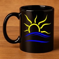 Naturist Nudist Symbol 11oz C Handle Ceramic Mug