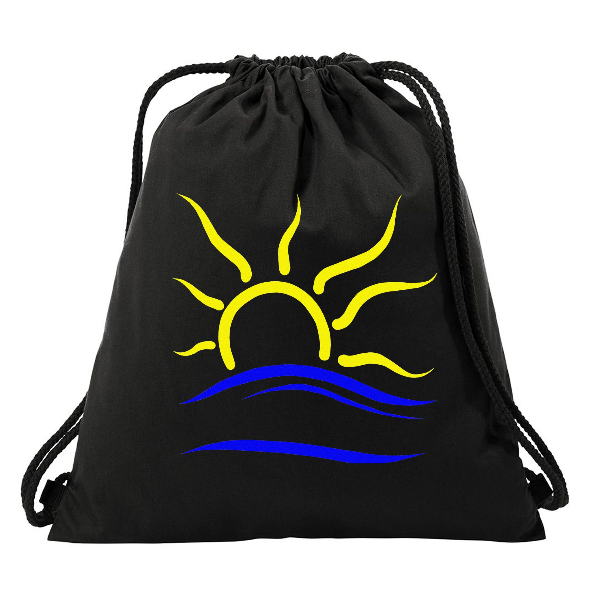 Naturist Nudist Symbol Drawstring Bag