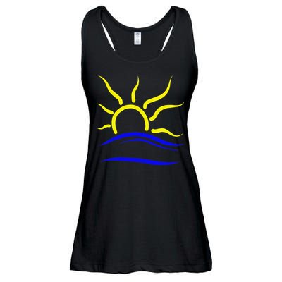 Naturist Nudist Symbol Ladies Essential Flowy Tank