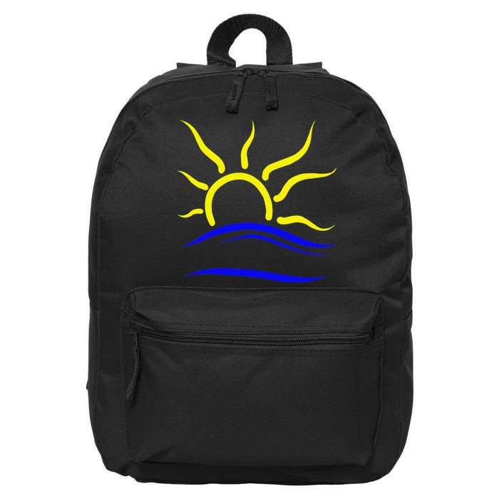 Naturist Nudist Symbol 16 in Basic Backpack
