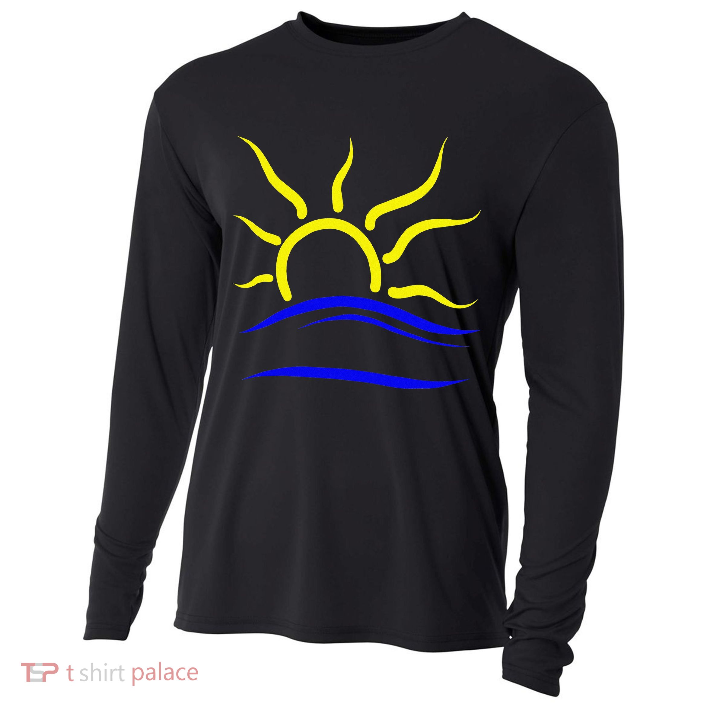 Naturist Nudist Symbol Cooling Performance Long Sleeve Crew