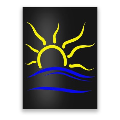 Naturist Nudist Symbol Poster