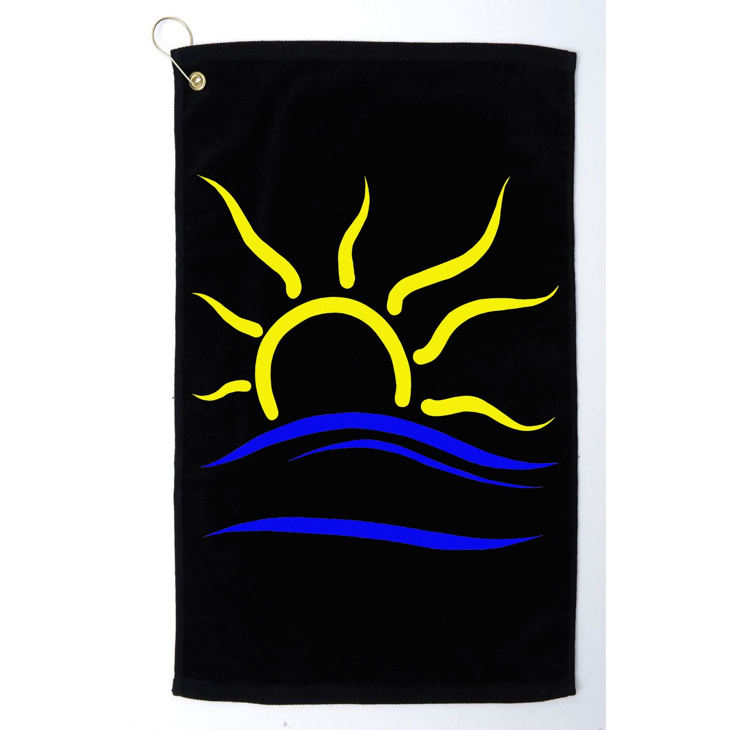 Naturist Nudist Symbol Golf Towel