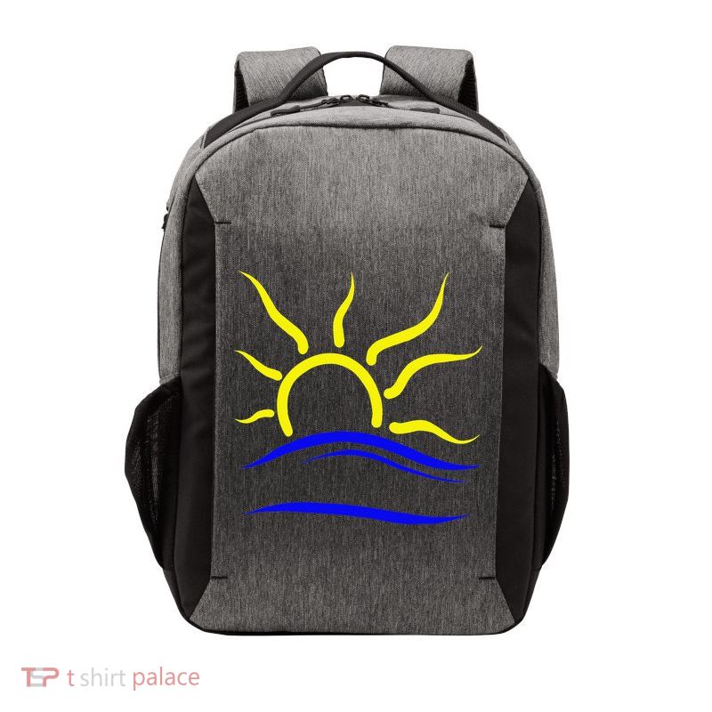 Naturist Nudist Symbol Vector Backpack