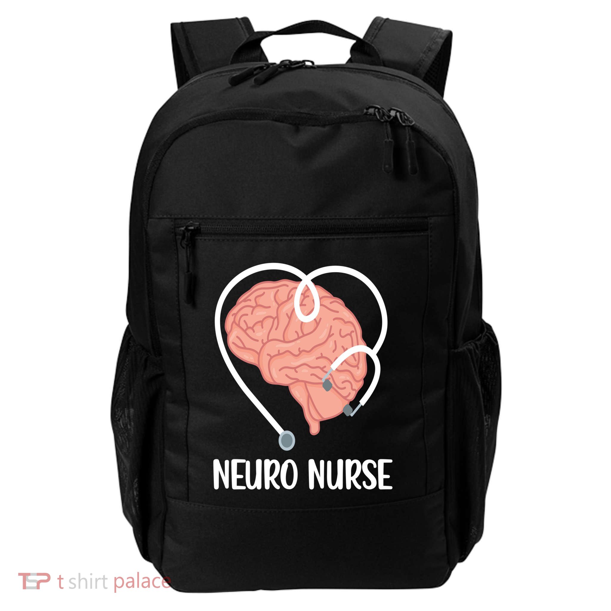 Neuro Nurse Stethoscope Neurology Nurse Gift Daily Commute Backpack