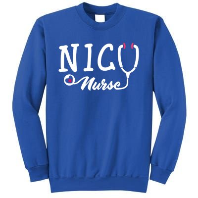 Nicu Nurse Stethoscope Nursing Gift Sweatshirt