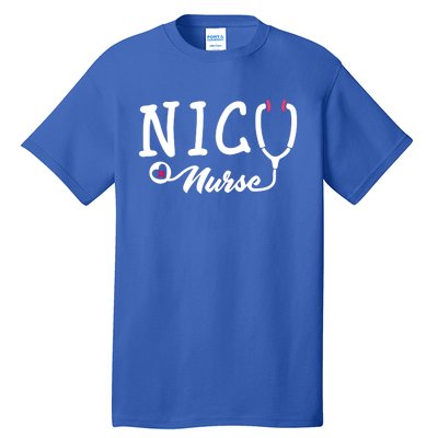 Nicu Nurse Stethoscope Nursing Gift Tall T-Shirt