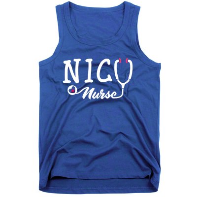 Nicu Nurse Stethoscope Nursing Gift Tank Top